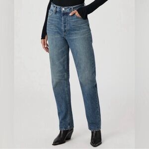 PAIGE Light Blue Straight Leg Jeans